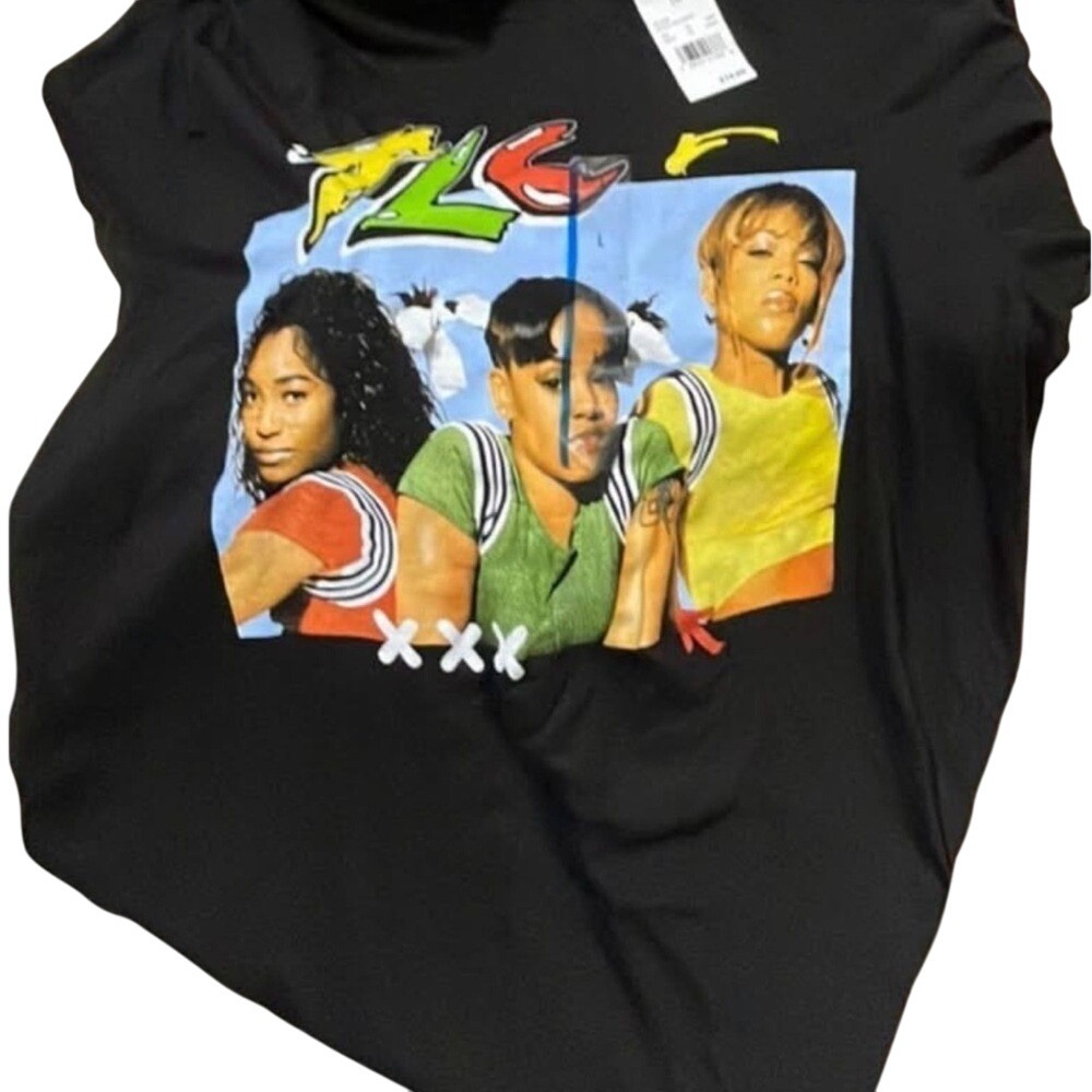 Black TLC Graphic T-Shirt